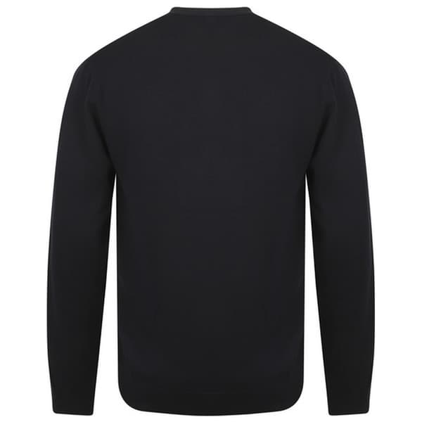 Henbury Herr Lättvikts V-ringad Kofta 4XL Marinblå Navy 4XL