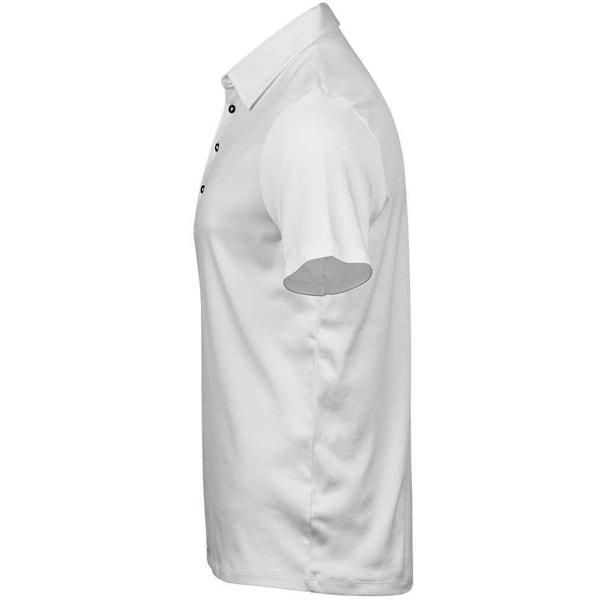 Tee Jays Herr Pima Bomull Interlock Poloshirt M Vit White M