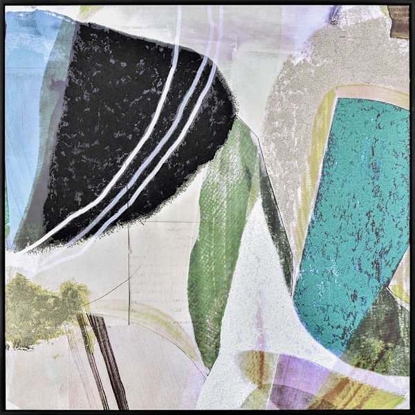Gemma Bardot Tomorrow Never Knows Inramad Canvas Tavla 100cm x 1 Multicoloured 100cm x 100cm