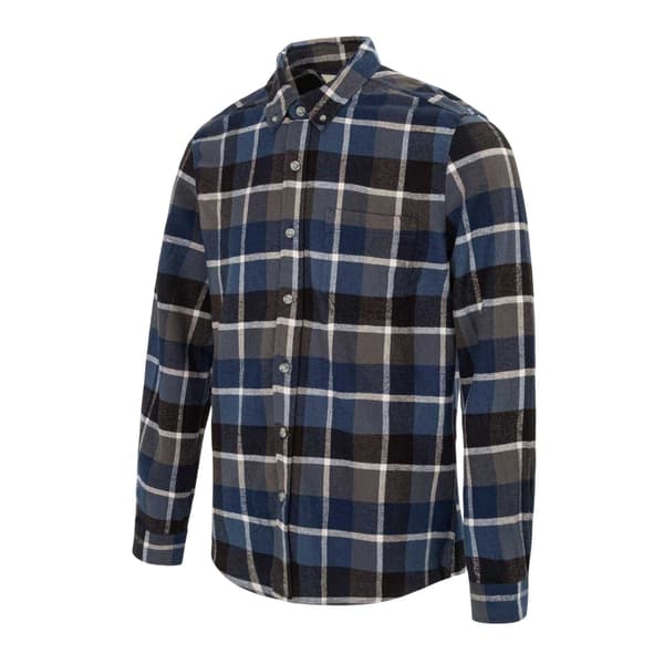 Firetrap Rutig Herrskjorta M Blå/Svart Blue/Black M