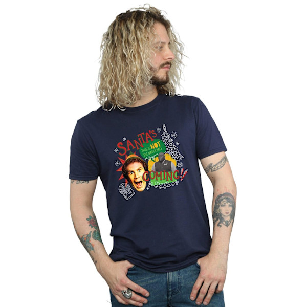 Elf Herr North Pole T-shirt M Marinblå Navy Blue M