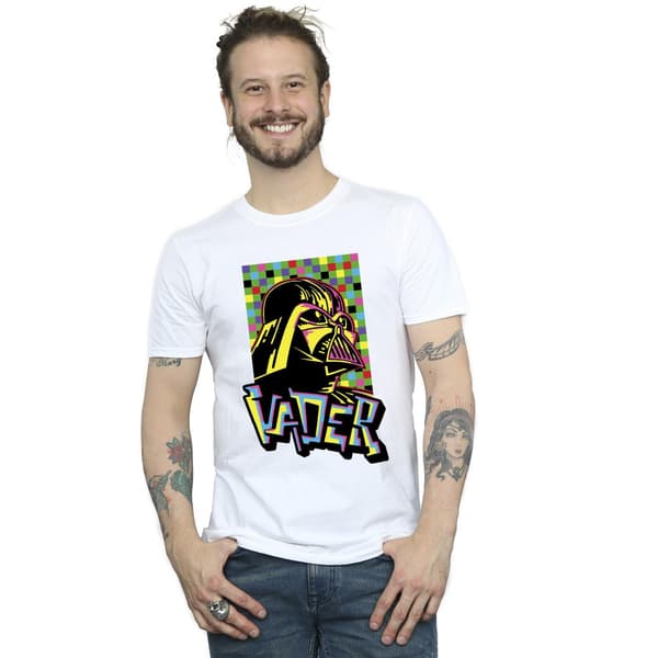 Star Wars Herr Vader Graffiti Pop Art T-shirt M Vit White M