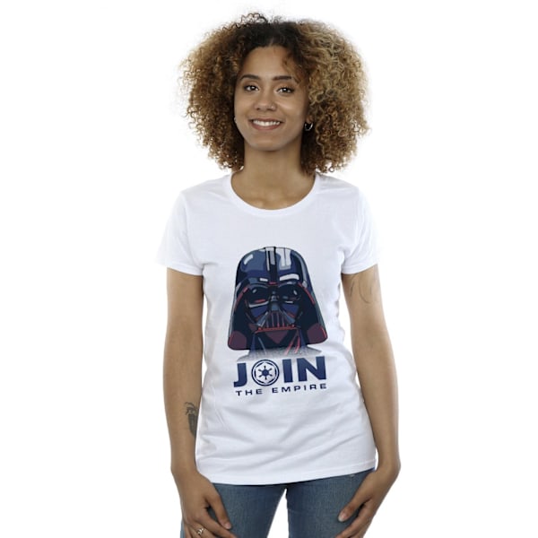 Star Wars: A New Hope Dam/Dam T-shirt i bomull för kvinnor/damer M Vit White M