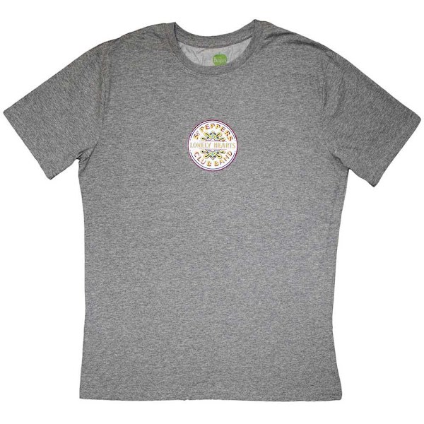 The Beatles Unisex Adult Mini Sgt Pepper Drum T-Shirt XXL Grå Grey XXL