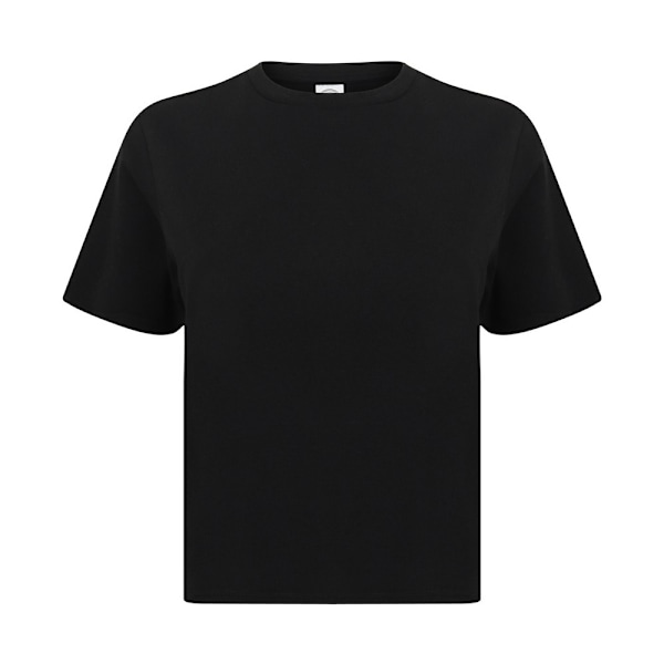 SF Dam/Dam Boxy Crop T-Shirt M Svart Black M