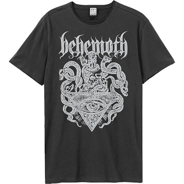 Amplified Unisex Vuxen Death Crest Behemoth T-Shirt L Charcoal Charcoal L