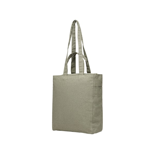 Vinga Hilo Aware Återvunnen Canvas Väska med Dragkedja One Size Grön Green One Size