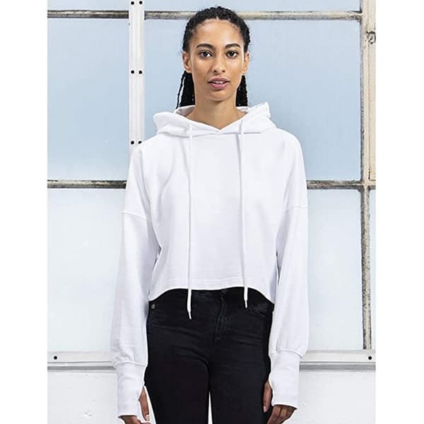 Mantis Dam/Dam Croppad Crop Top M Vit White M