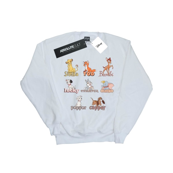 Disney Girls Little Friends Animals Sweatshirt 3-4 år Vit White 3-4 Years