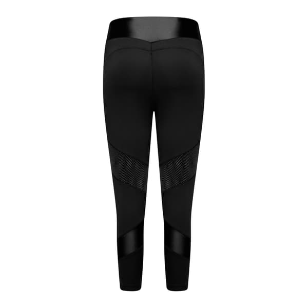 Dare 2B Dam Mesh Panel 3/4 Leggings 6 UK Svart Black 6 UK