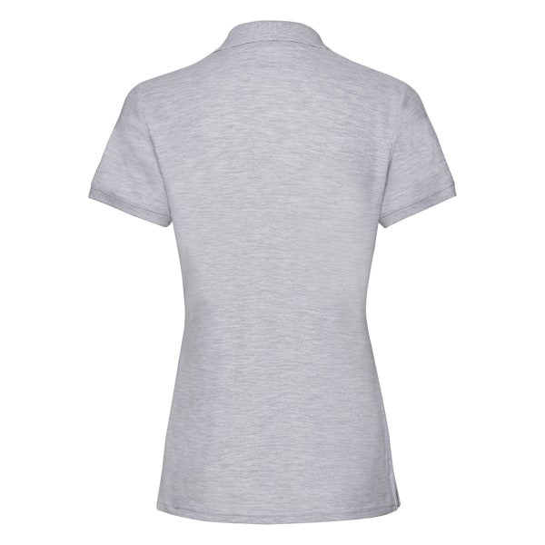 Fruit of the Loom Dam/Damer Premium Fitted Kortärmad Polo Athletic Heather Grey XS