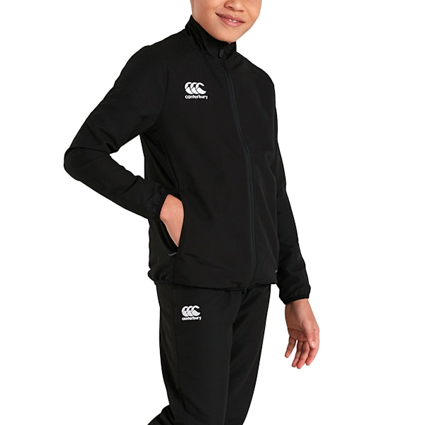 Canterbury Childrens/Kids Club Track Jacket 12 år Svart Black 12 Years