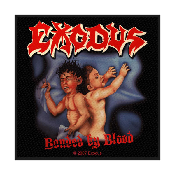 Exodus Bonded by Blood Standard Patch One Size Svart/Röd Black/Red One Size