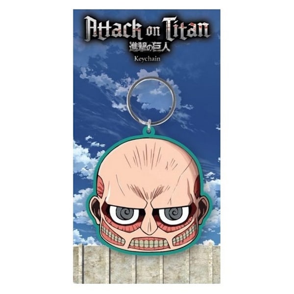 Attack on Titan S3 Gummi Kolossal Nyckelring 15,5 cm x 0,5 cm x 7,5 Multicoloured 15.5cm x 0.5cm x 7.5cm