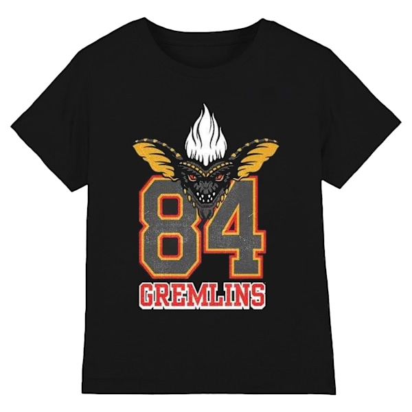 Gremlins Unisex Vuxen 84 Randig T-shirt L Svart Black L