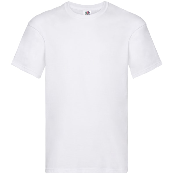 Fruit Of The Loom Herr Original Kortärmad T-Shirt 4XL Vit White 4XL