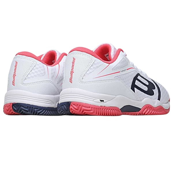 Beker Dam/Dam Logotyp Dämpade Tennisskor 3 UK Vit/Rosa White/Rosa 3 UK