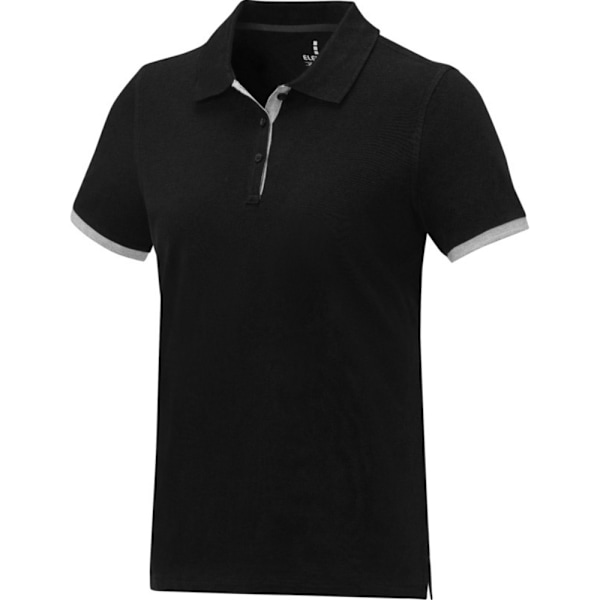 Elevate Dam/Damer Morgan Kortärmad Polotröja XL Solid Solid Black XL