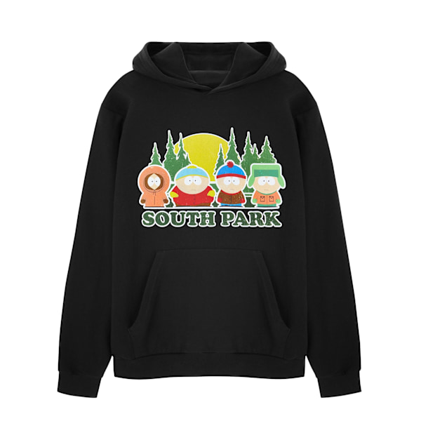 South Park Line Up Hoodie XL Svart Black XL