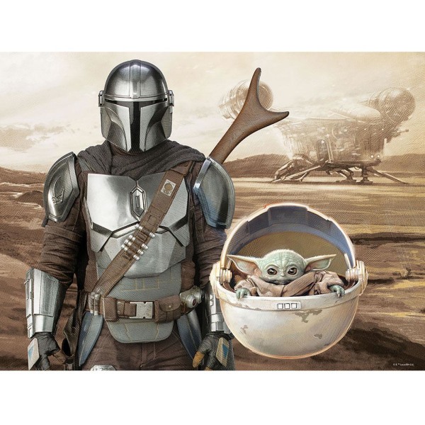 Star Wars: The Mandalorian Clan Of Two 3D-pussel En one size Brun Brown/Silver One Size
