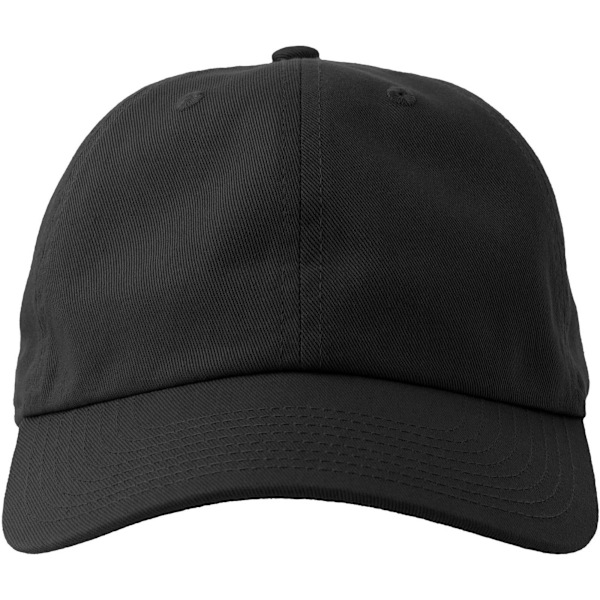 Atlantis Unisex Vuxen Dad Hållbar 6 Panel Baseball Cap One Black One Size