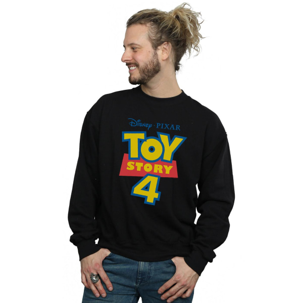 Disney Herr Toy Story 4 Logotyp Sweatshirt S Svart Black S
