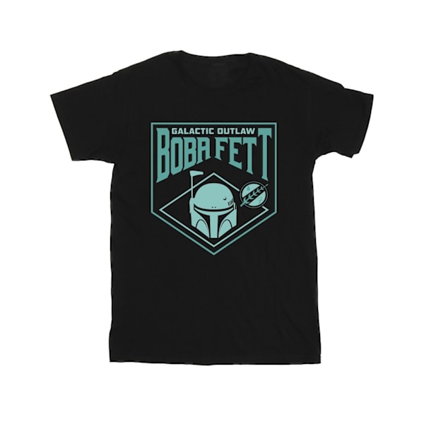 Star Wars Girls The Book Of Boba Fett Galactic Helm Chest Cotto Black 9-11 Years