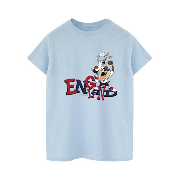 Looney Tunes Herr Bugs & Taz England T-shirt S Baby Blue Baby Blue S