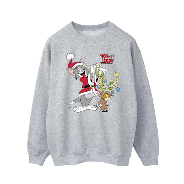Tom & Jerry Herr Jul Ren Sweatshirt M Sports Grey Sports Grey M