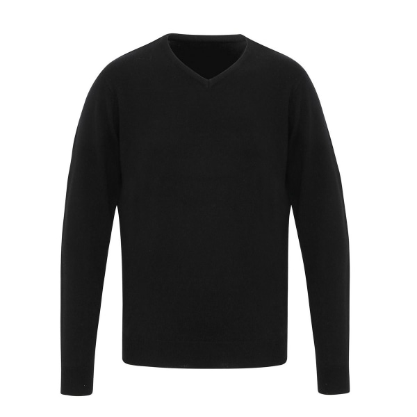 Premier Herr Essential akryl tröja med V-ringad M Svart Black M