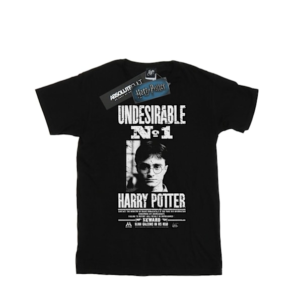 Harry Potter Dam/Kvinnor Oönskade Nr 1 Bomull Pojkvän T-shirt Black 3XL