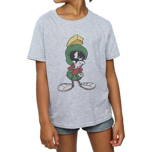 Looney Tunes Girls Marvin The Martian Pose Bomull T-shirt 9-11 Sports Grey 9-11 Years