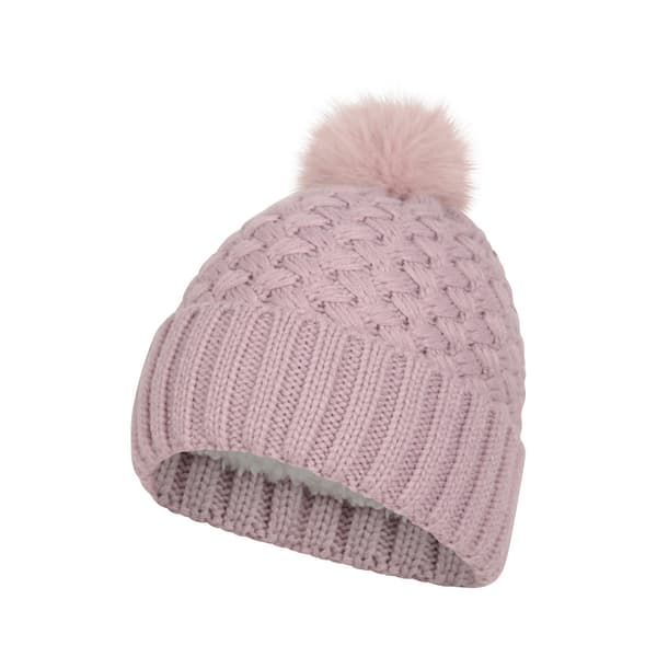 Mountain Warehouse Dam/Dam Lisbon Pom Pom Borgfodrad Mössa Lilac One Size