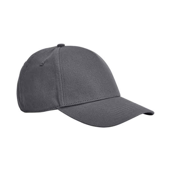 Beechfield Classic Organic Cotton Panelled Cap One Size Graphit Graphite Grey One Size