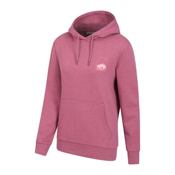 Mountain Warehouse Dam Hoodie med Bergmotiv för Kvinnor Pink 14 UK