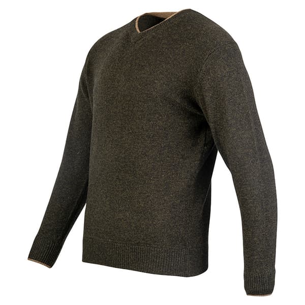Jack Pyke Herr Ashcombe Lamull V-ringad Tröja S Mörk Oliv Dark Olive S