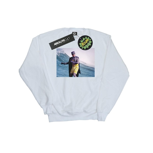 DC Comics Herr Batman TV-serie Surfing Still Sweatshirt M Vit White M