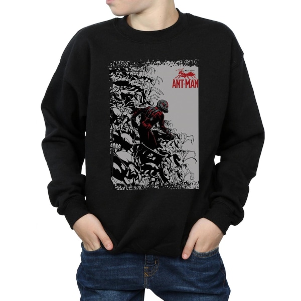 Marvel Boys Ant-Man Army Sweatshirt 7-8 Years Black Black 7-8 Years