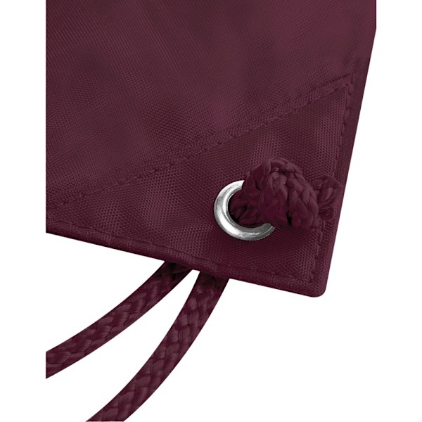 Quadra dragsnöre väska One Size Burgundy Burgundy One Size