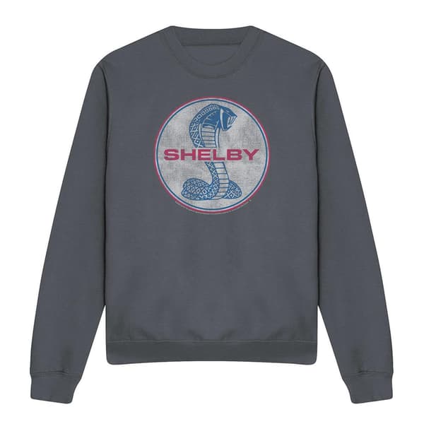 Carroll Shelby Unisex Vuxen Fullfärg Cobra Sweatshirt S Charc Charcoal S