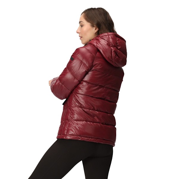 Regatta Womens/Ladies Toploft III Baffled Padded Jacket 18 UK B Burgundy/Seal Grey 18 UK