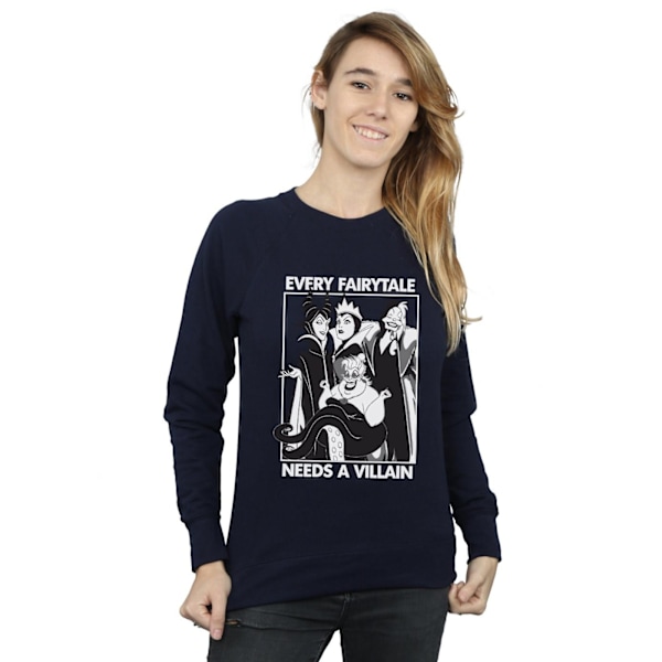 Disney Princess Womens/Ladies Every Fairy Tale Needs A Villain Navy Blue XXL