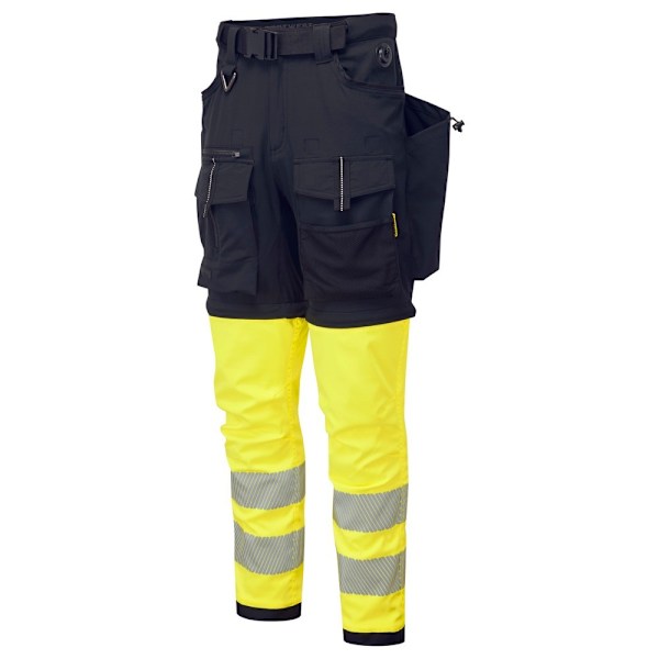 Portwest Unisex Adult Ultimate Modular Contrast 3 i 1 Byxor Black/Yellow 42R
