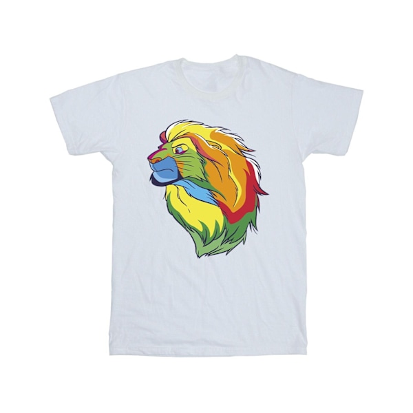 Disney Boys The Lion King Colours T-Shirt 7-8 år Vit White 7-8 Years