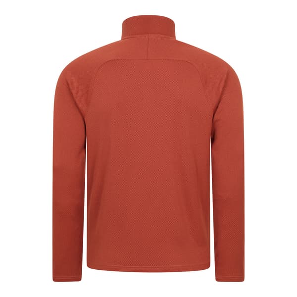 Mountain Warehouse Herr Spin Texturerad Half Zip Tröja 3XL R Rust 3XL