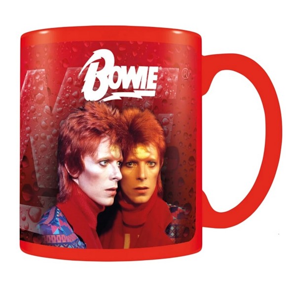 David Bowie Bolt Värmekänslig Mugg One Size Röd Red One Size