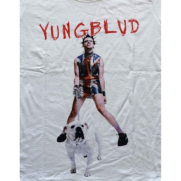 Yungblud Dam/Dam Strawberry Lipstick T-Shirt XXL Vit White XXL