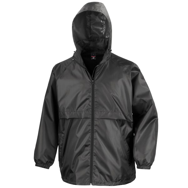 Result Core Lättvikts Vattentät Sköld Vindtät Jacka för Herr Black 2XL