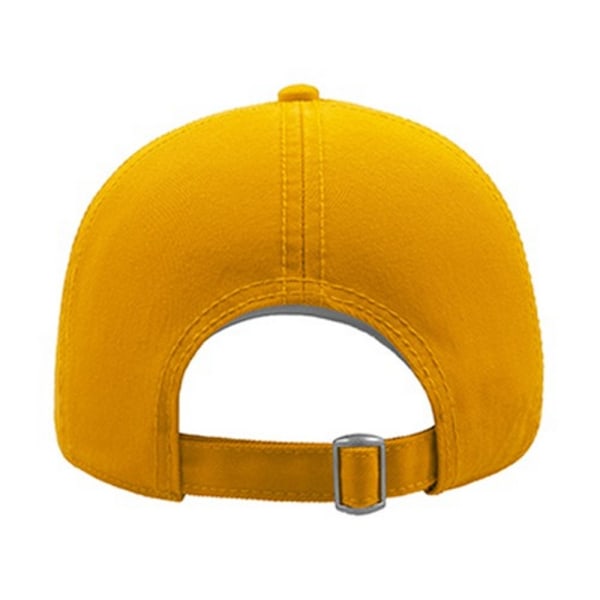 Atlantis Action 6 Panel Chino Baseball Cap One Size Gul Yellow One Size