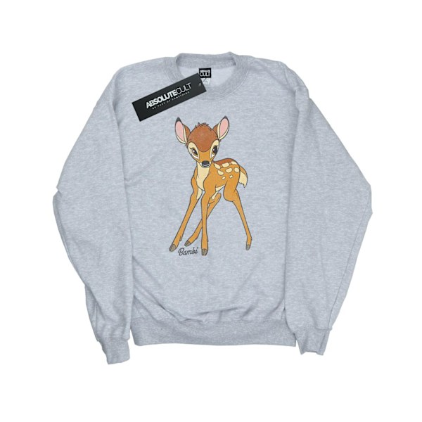 Bambi Klassisk Bomullströja XL Sports Grey Sports Grey XL